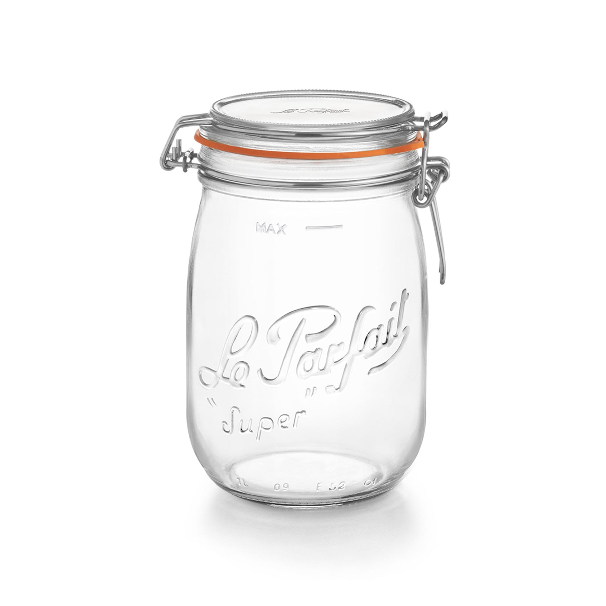 Super Preserve Clip Top Glass Store Jar 1.0L
