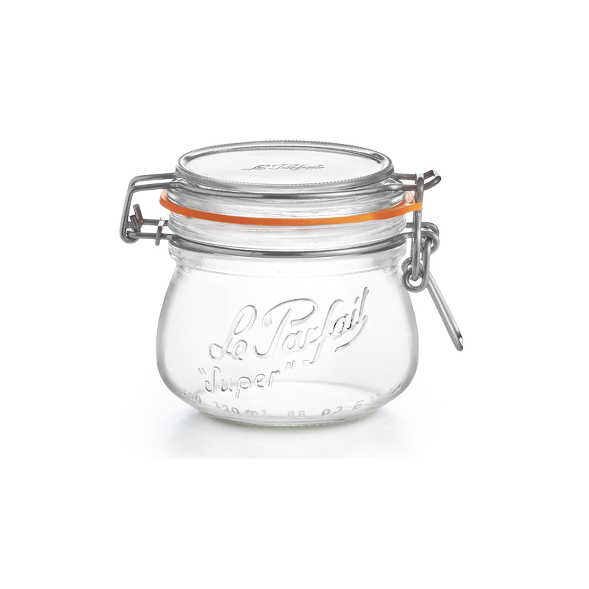 Super Preserve Clip Top Glass Store Jar 0.25L