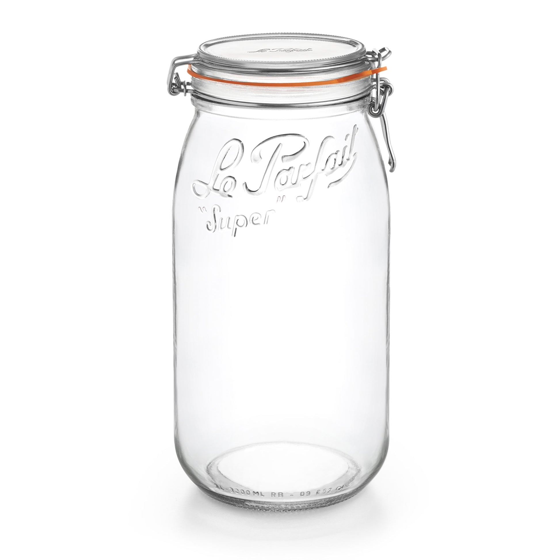 Super Preserve Clip Top Glass Store Jar 3L