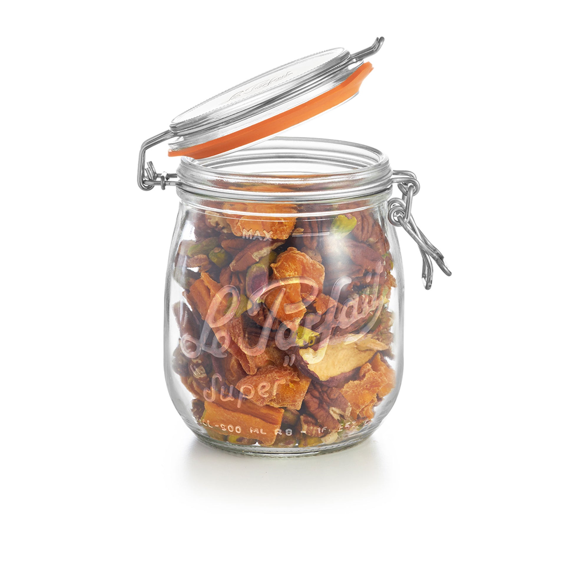 Super Preserve Clip Top Glass Store Jar 0.75L