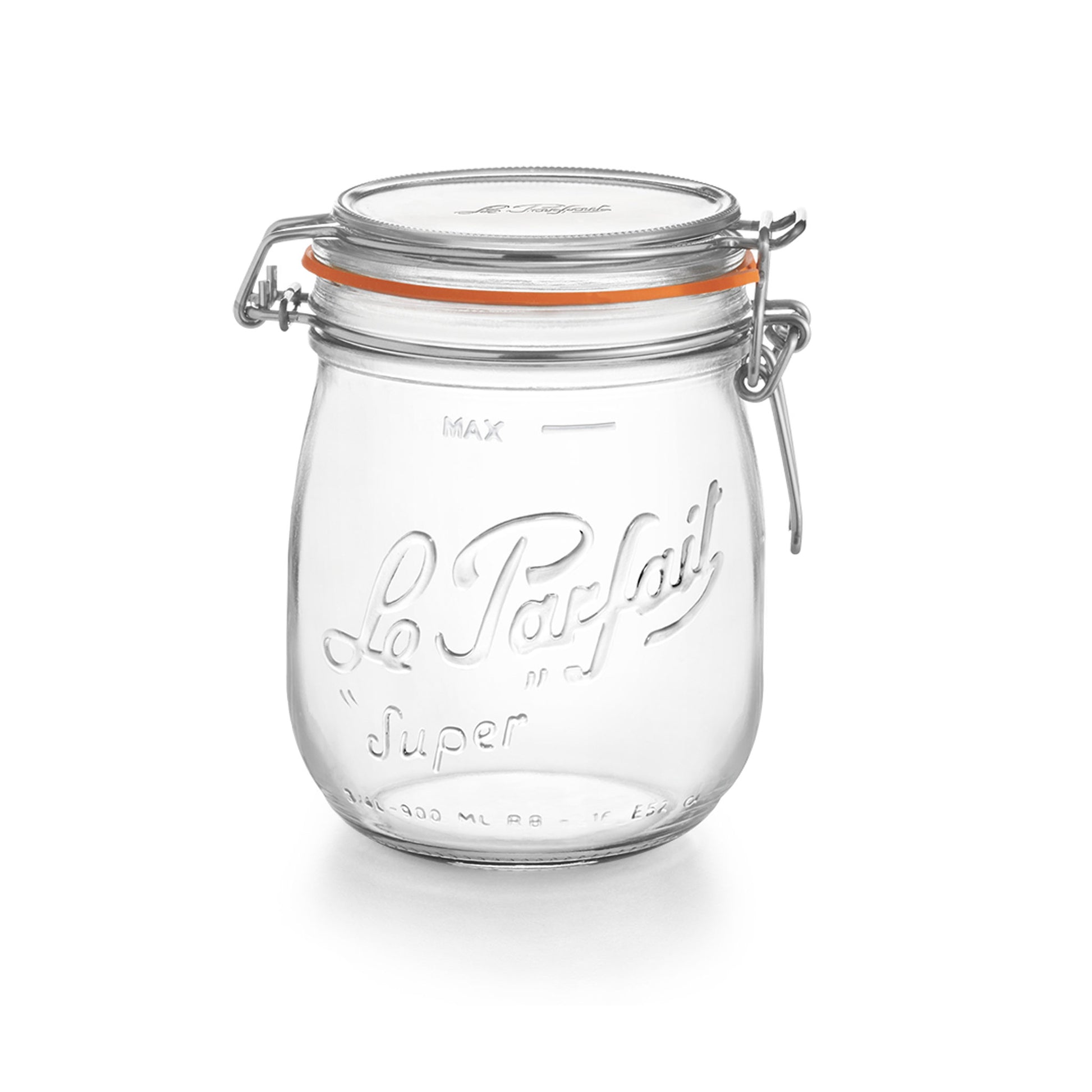Super Preserve Clip Top Glass Store Jar 0.75L
