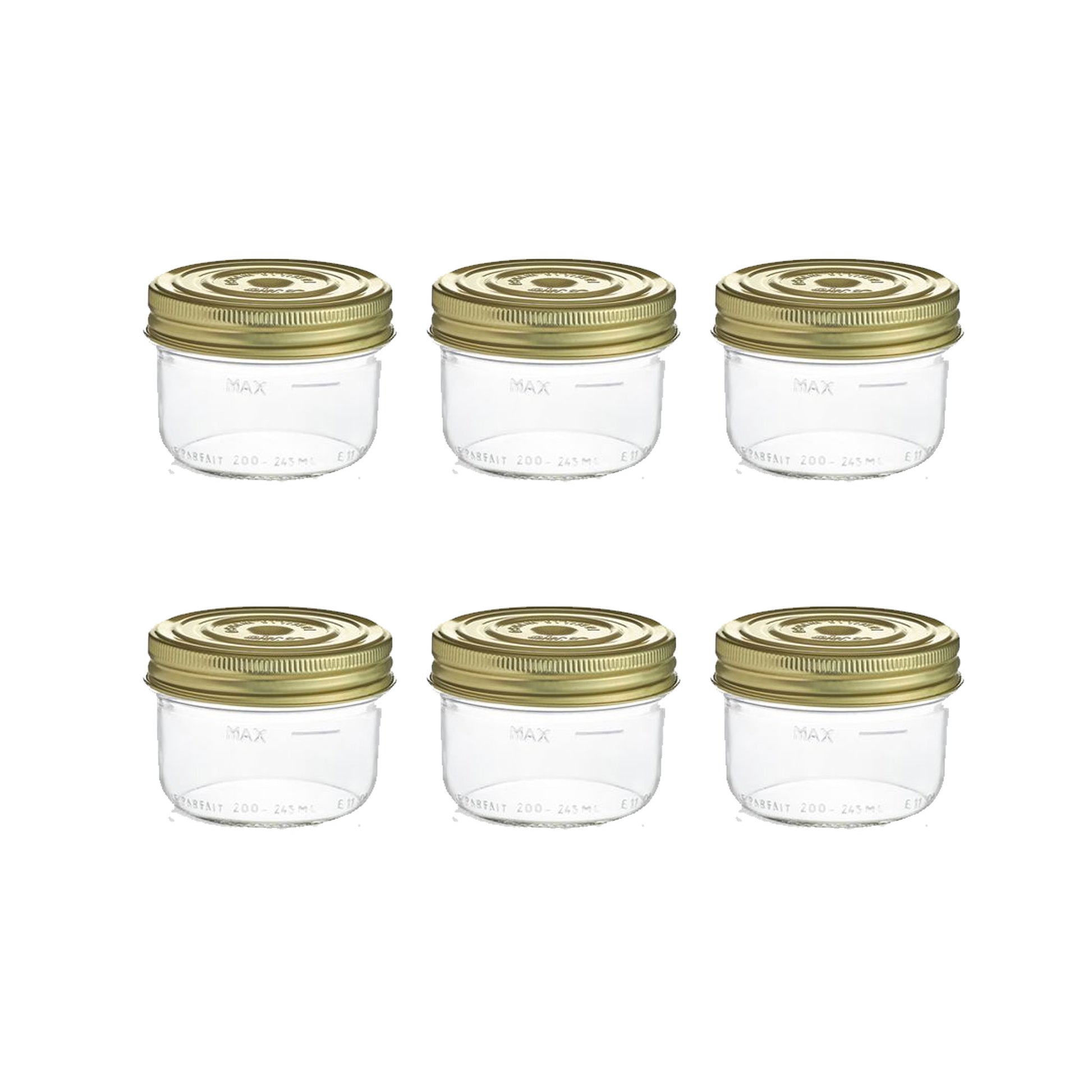 Familia Wiss Screw Top Preserve Jar 200gm - Pack 6