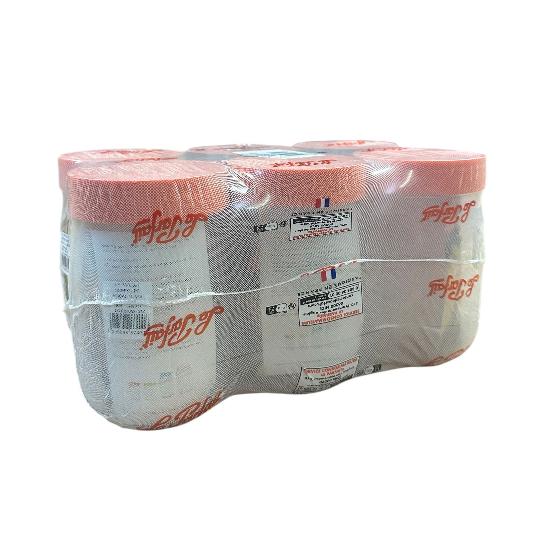 Le Parfait Screw Top Glass Store Jars 1.0L - Pack 6