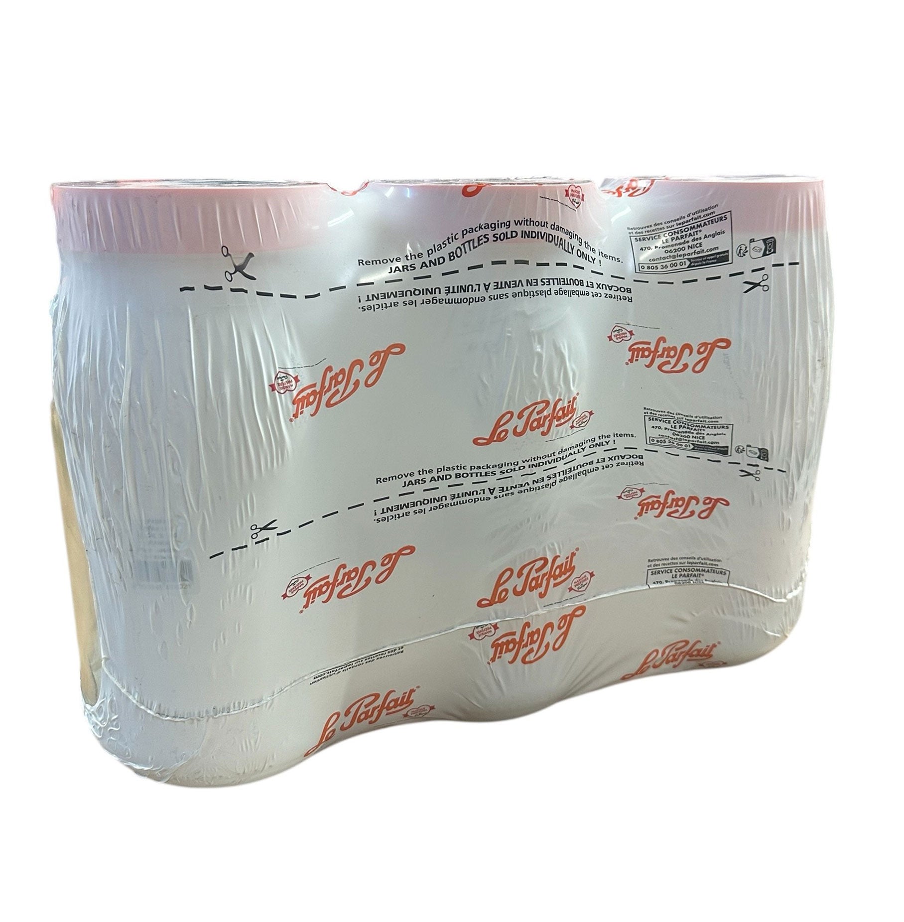 Le Parfait Screw Top Glass Store Jars 3.0L - Pack 3