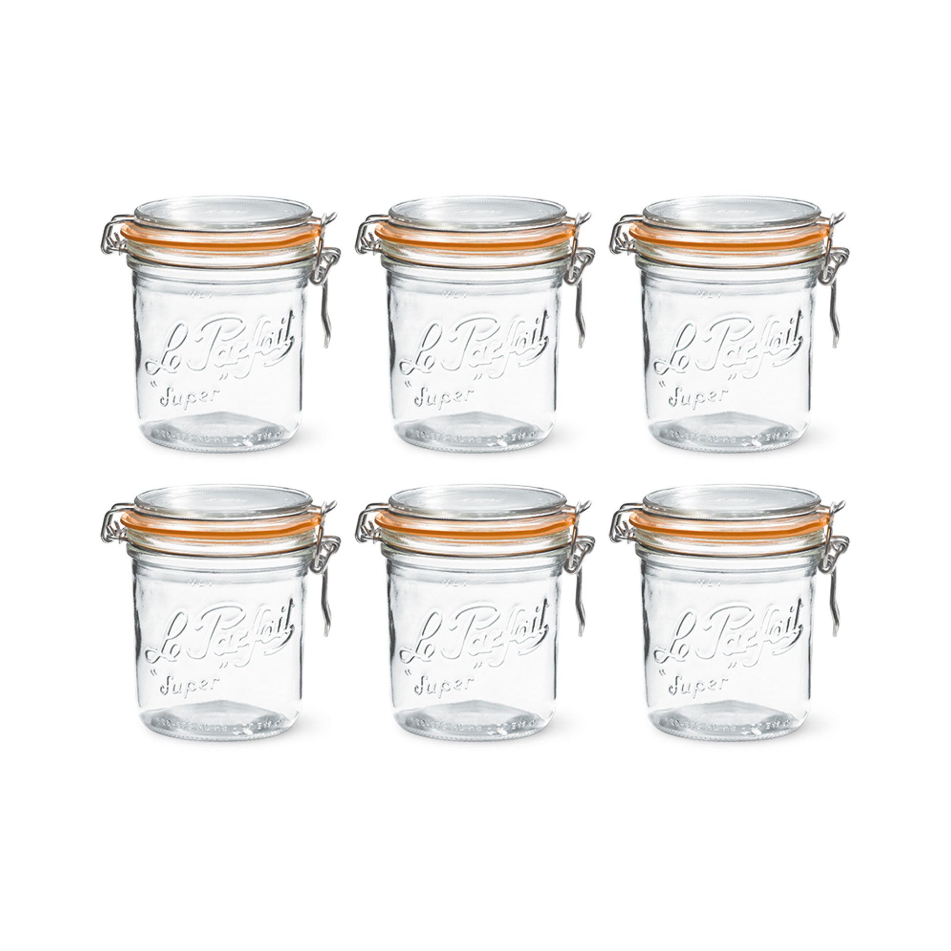 Super Terrine Clip Top Jar 750gm - Pack 6
