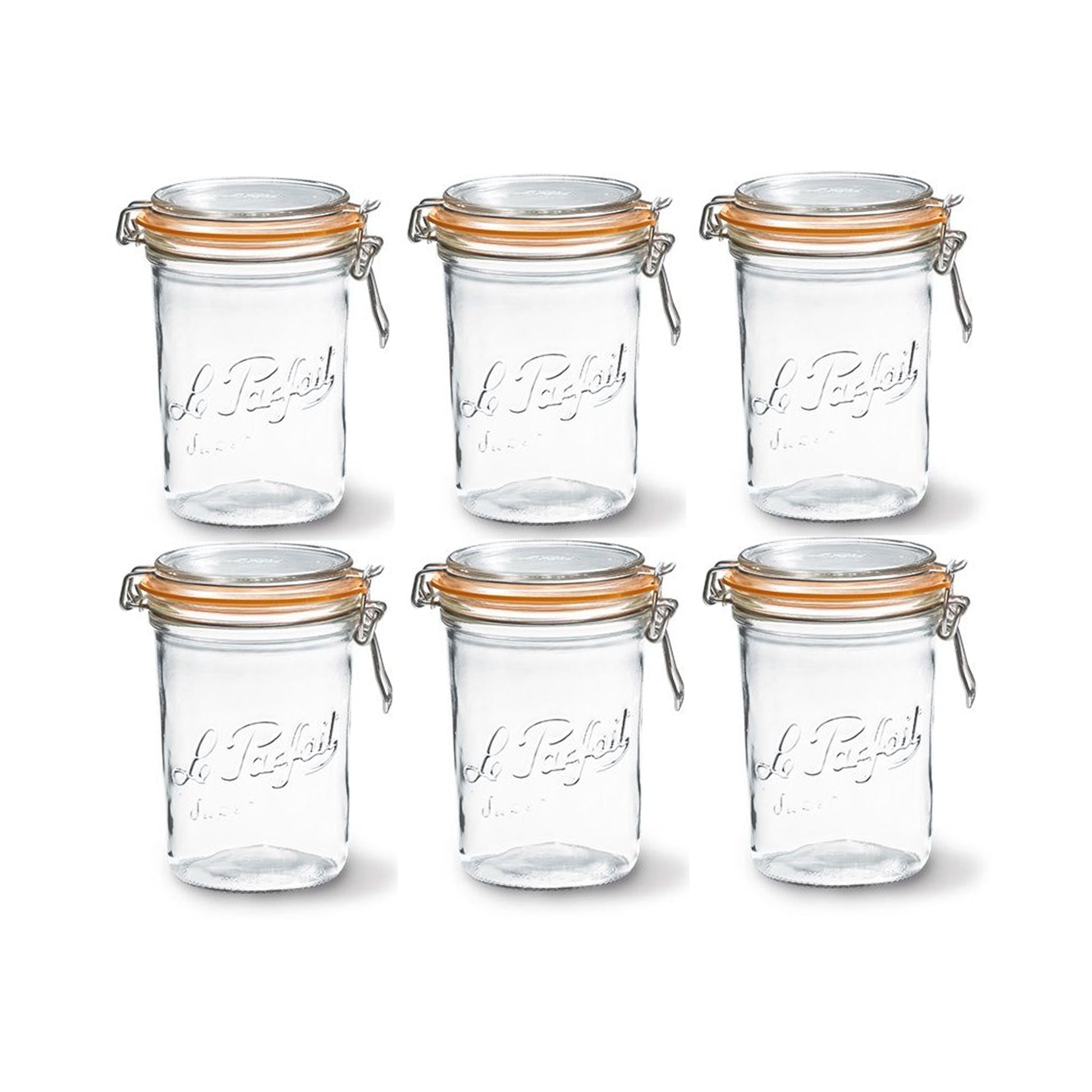 Super Terrine Clip Top Jar 1000gm - Pack 6