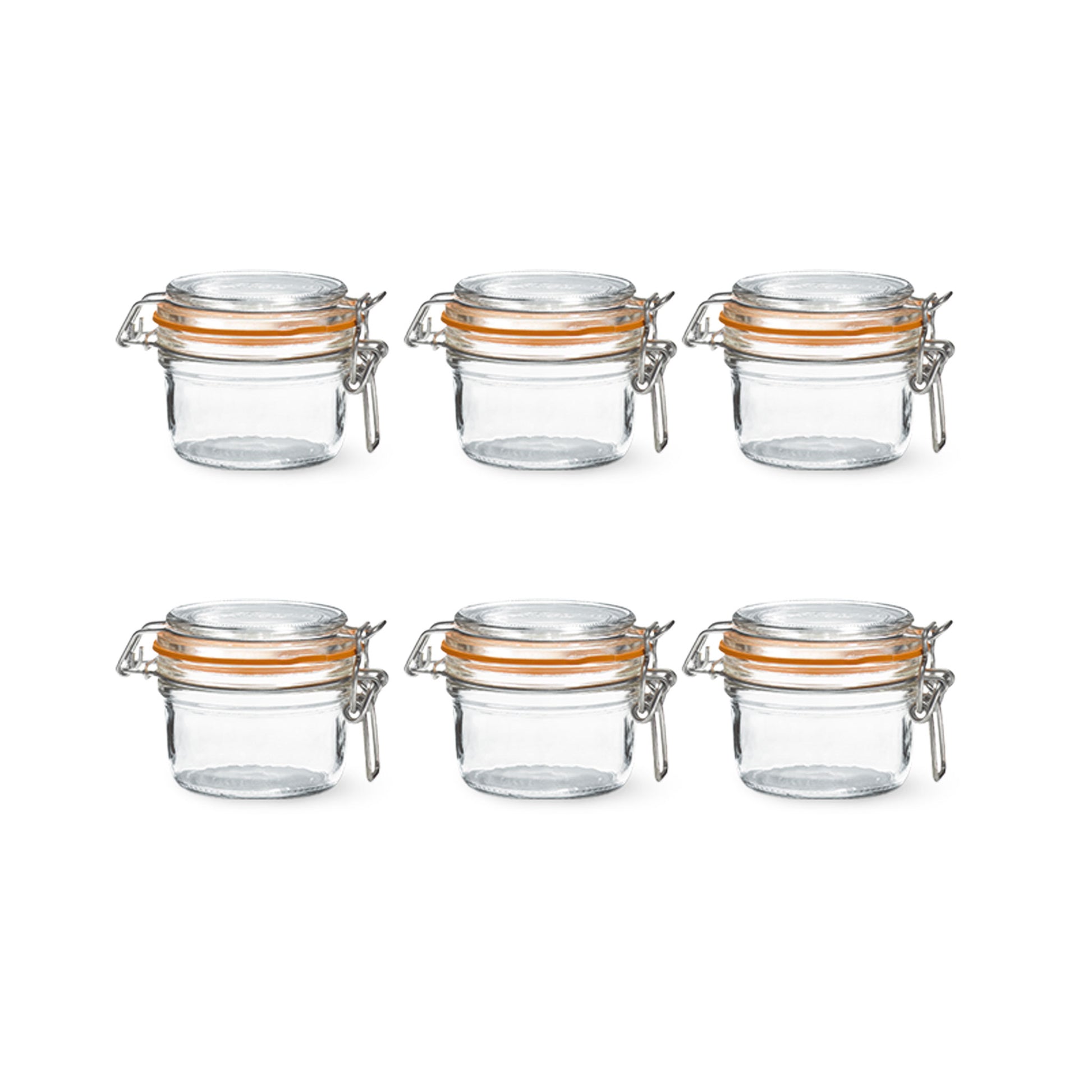 Super Terrine Clip Top Jar 125gm - Pack 6