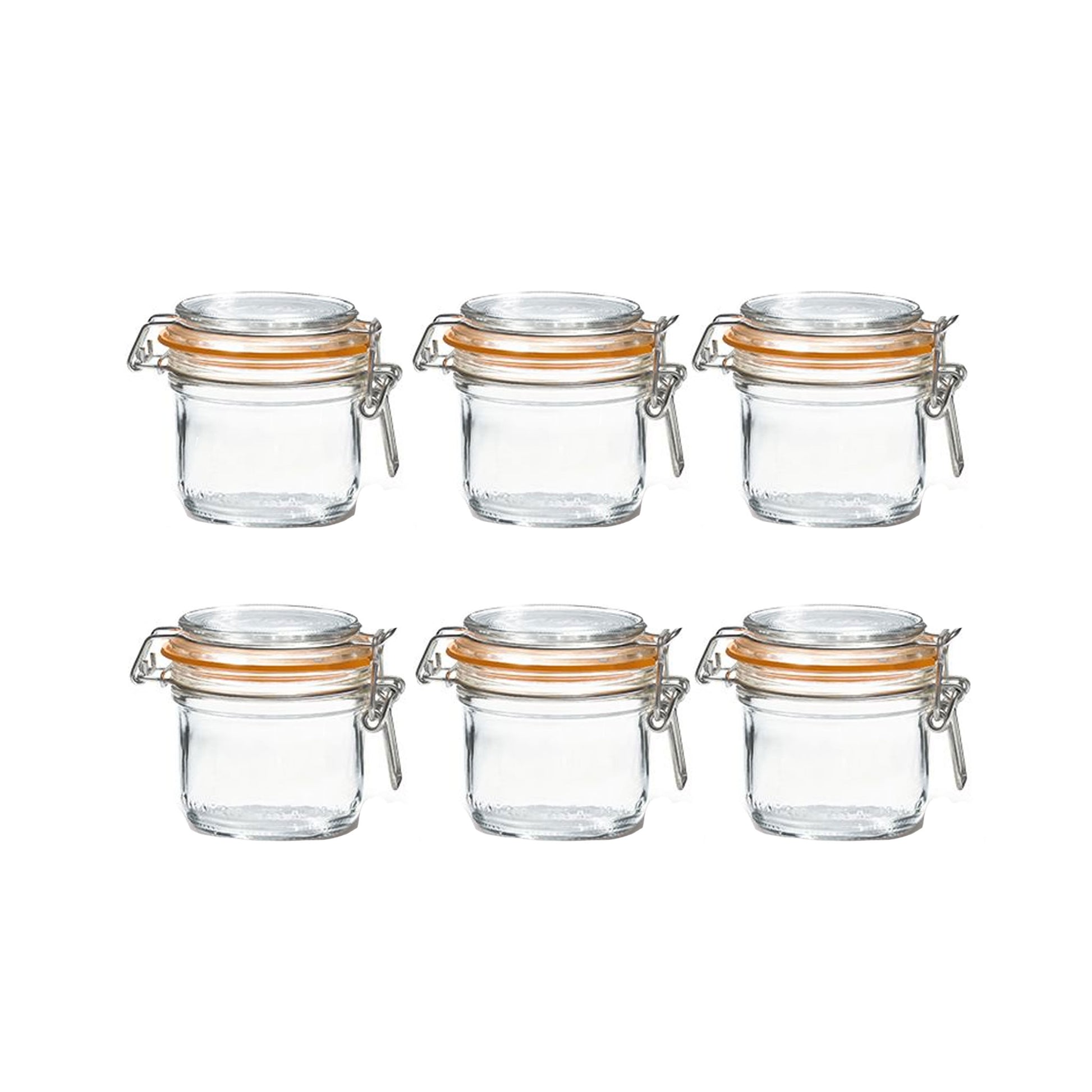 Super Terrine Clip Top Jars 350gm - Pack 6