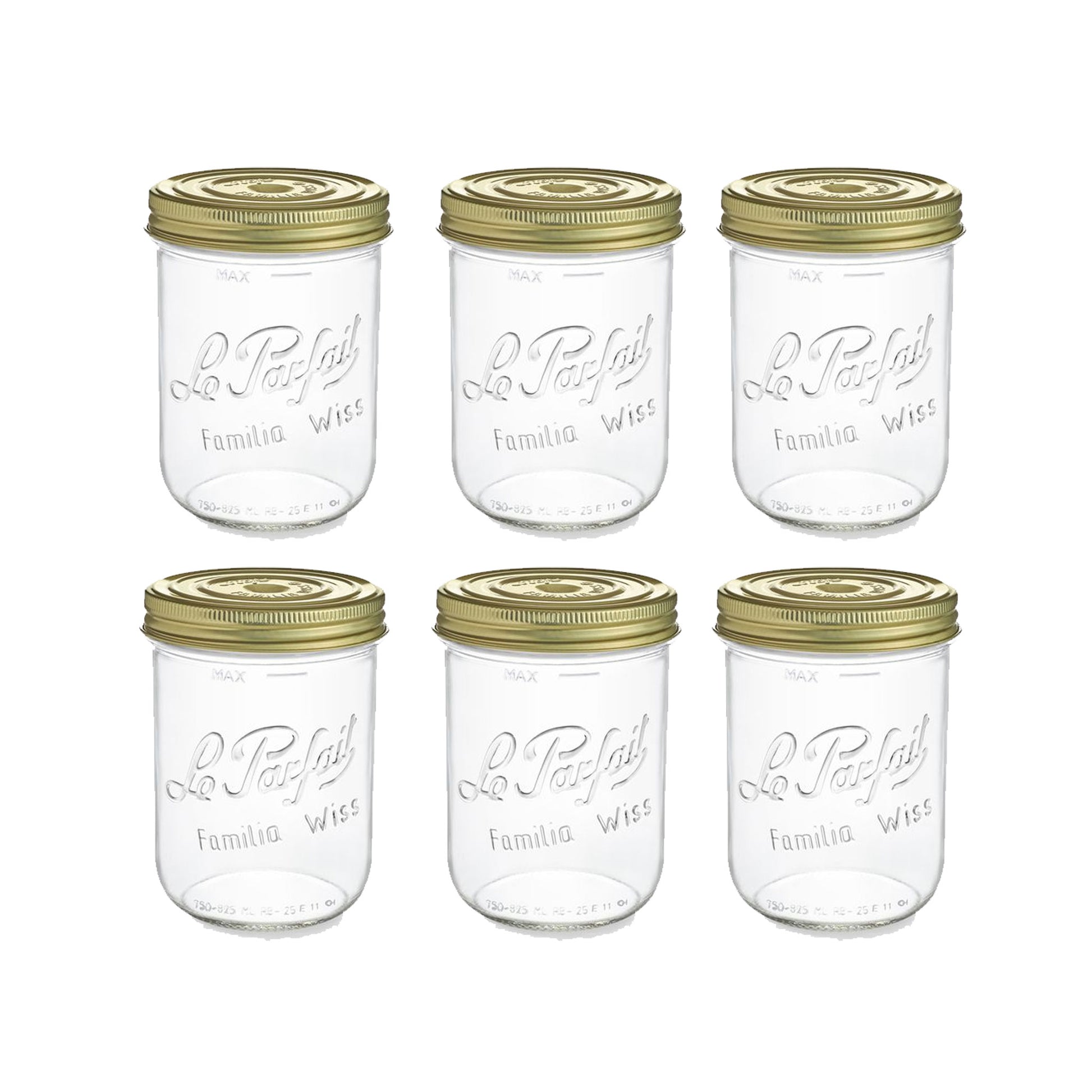 Familia Wiss Screw Top Preserve Jar 750gm - Pack 6