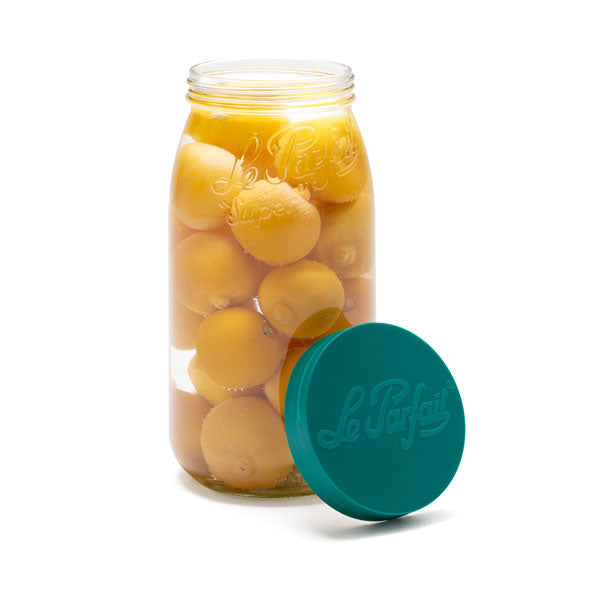 Le Parfait Forest Green Screw Top Glass Store Jars 3L