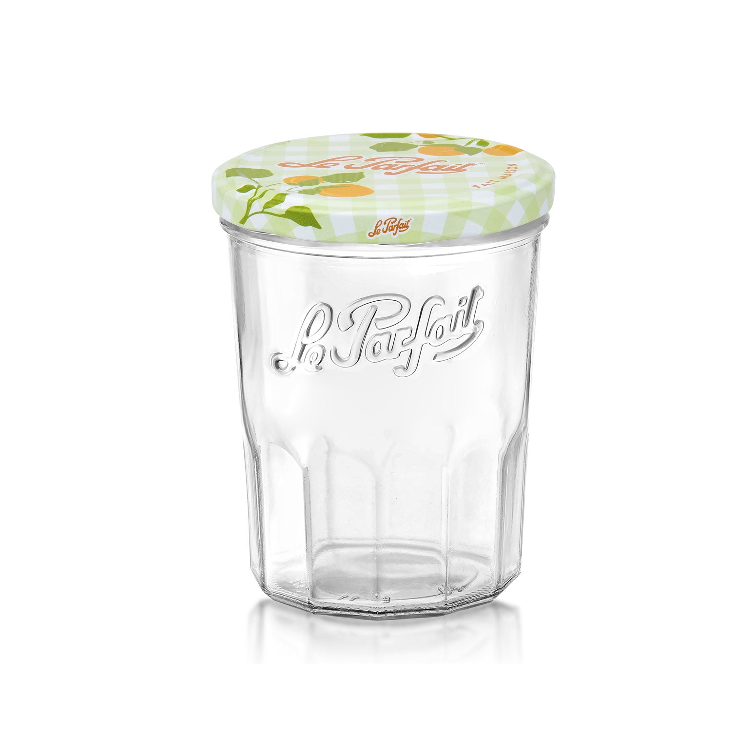 Le Parfait Jam Jar Assorted Lids 385ml  - Pack 6