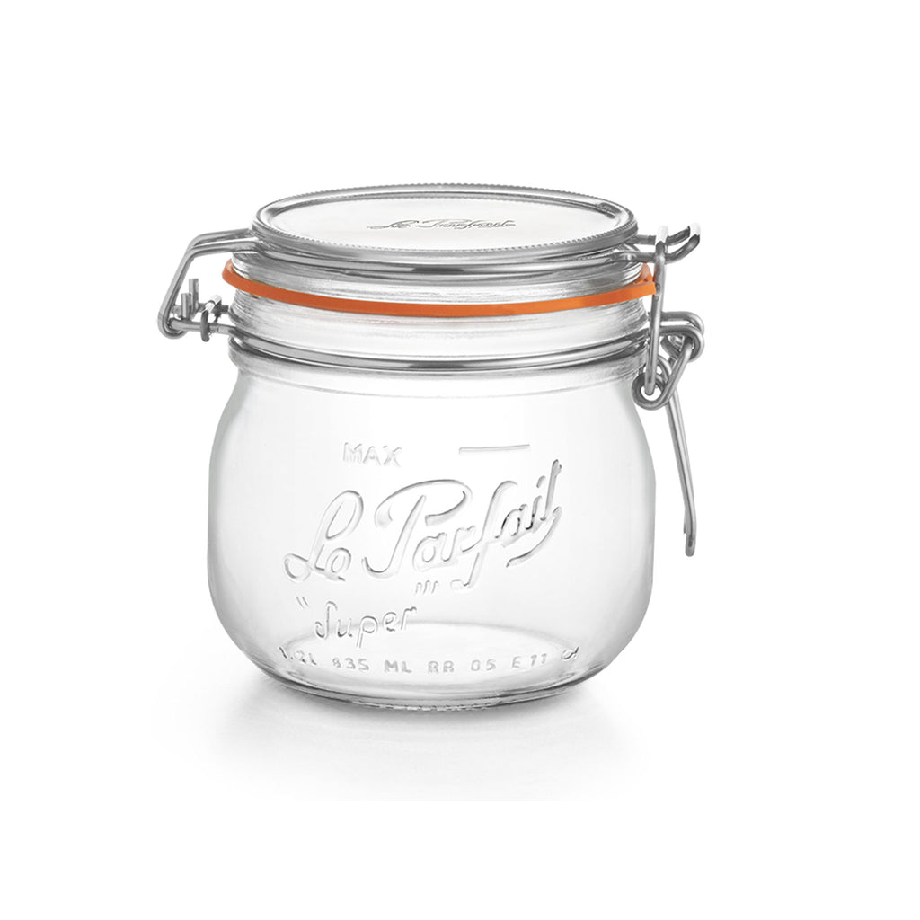 Super Preserve Clip Top Glass Store Jar 0.5L
