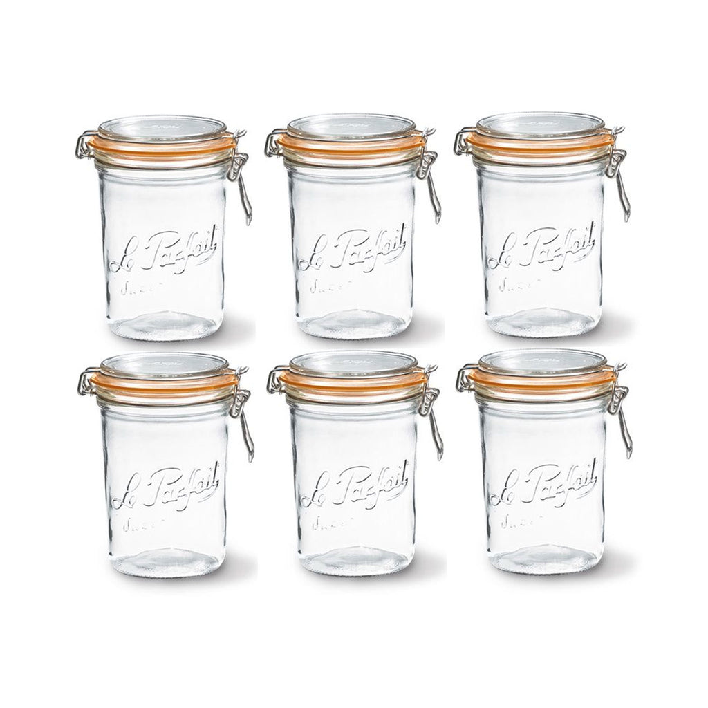 Super Terrine Clip Top Jar 1000gm - Pack 6