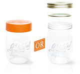 Screw Top Store Jars 3.0L - assorted coloured lids